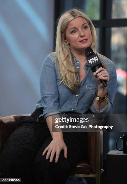 Damaris Phillips attends Build Series to discuss her cook book "Southern Girl Meets Vegetarian Boy"at Build Studio on October 17, 2017 in New York...