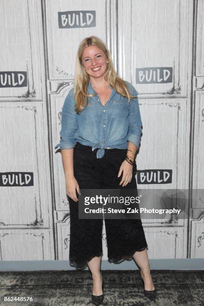 Damaris Phillips attends Build Series to discuss her cook book "Southern Girl Meets Vegetarian Boy"at Build Studio on October 17, 2017 in New York...