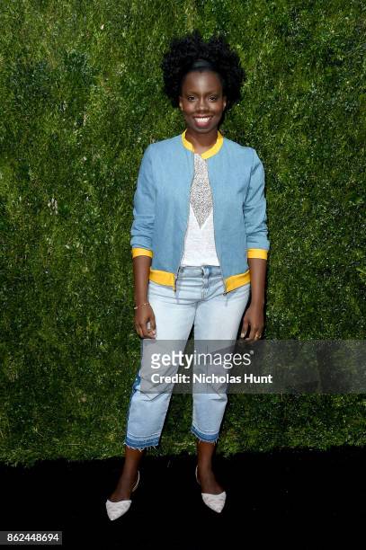 Adepero Oduye attends Through Her Lens: The Tribeca Chanel Women's Filmmaker Program Luncheon at Locanda Verde on October 17, 2017 in New York City.