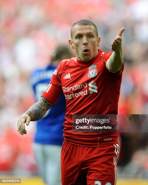 Craig Bellamy of Liverpool during the FA Cup Semi Final match between Liverpool and Everton at Wembley Stadium on April 14, 2012 in London, England.