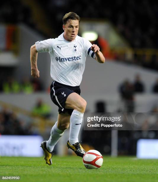 Scott Parker of Tottenham Hotspur in action during the FA Cup match between Tottenham Hotspur and Bolton Wanderers at White Hart Lane on March 17,...