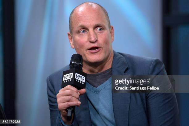 Woody Harrelson attends Build Presents to discuss his film "LBJ" at Build Studio on October 17, 2017 in New York City.