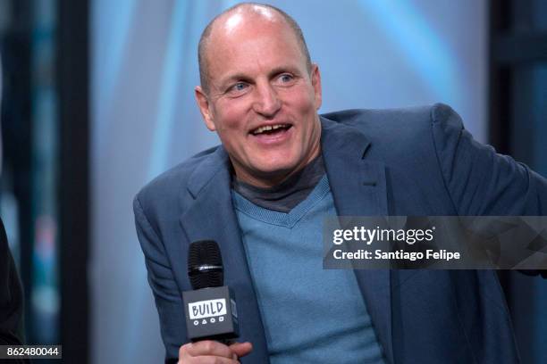 Woody Harrelson attends Build Presents to discuss his film "LBJ" at Build Studio on October 17, 2017 in New York City.