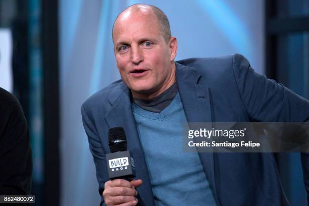 Woody Harrelson attends Build Presents to discuss his film "LBJ" at Build Studio on October 17, 2017 in New York City.