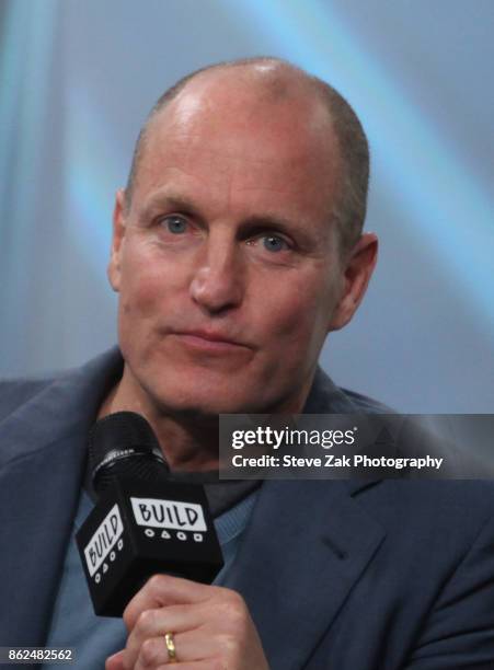 Actor Woody Harrelson attends Build Series to discuss his new film "LBJ" at Build Studio on October 17, 2017 in New York City.