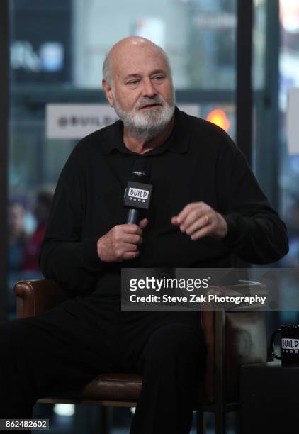 Director Rob Reiner attends Build Series to discuss his new film "LBJ" at Build Studio on October 17, 2017 in New York City.