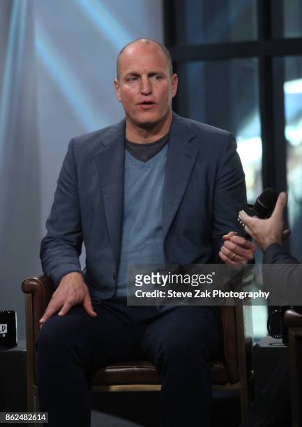 Actor Woody Harrelson attends Build Series to discuss his new film "LBJ" at Build Studio on October 17, 2017 in New York City.