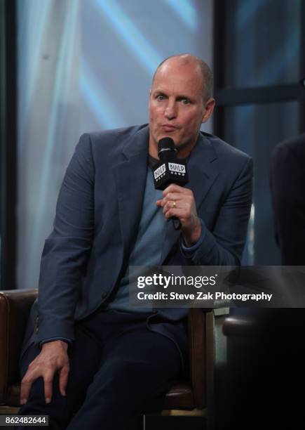 Actor Woody Harrelson attends Build Series to discuss his new film "LBJ" at Build Studio on October 17, 2017 in New York City.