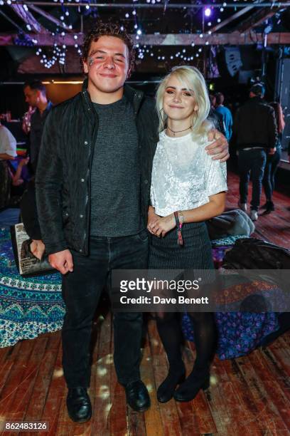 Daniel Roche and Ramona Marquez attend the 'Access All Areas' gala screening in aid of Teenage Cancer Trust at Proud Camden on October 17, 2017 in...