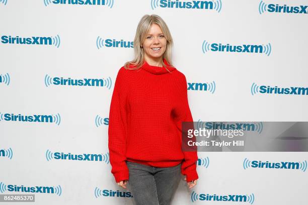 Ruby Warrington visits the SiriusXM Studios on October 17, 2017 in New York City.