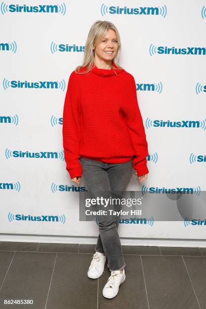Ruby Warrington visits the SiriusXM Studios on October 17, 2017 in New York City.