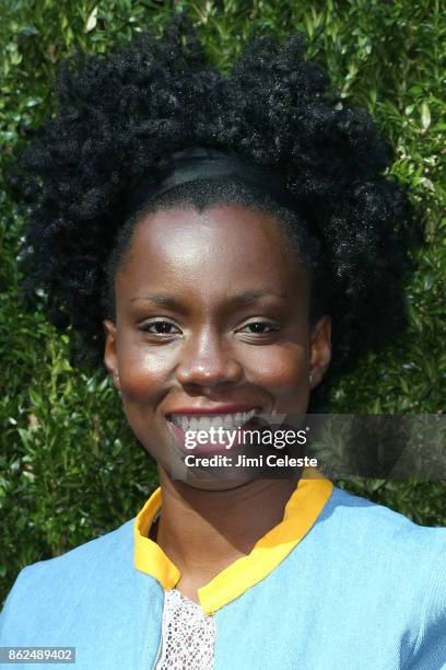 Adepero Oduye attends Through Her Lens: The Tribeca Chanel Women's Filmmaker Program Luncheon at Locanda Verde on October 17, 2017 in New York City.