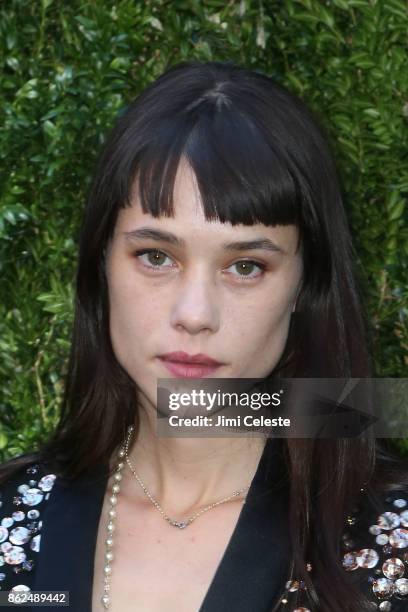 Astrid Berges-Frisbey attends Through Her Lens: The Tribeca Chanel Women's Filmmaker Program Luncheon at Locanda Verde on October 17, 2017 in New...