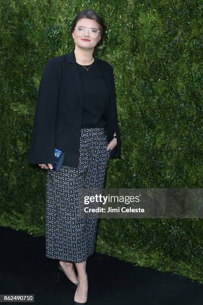 Lucy Barzun Donnelly attends Through Her Lens: The Tribeca Chanel Women's Filmmaker Program Luncheon at Locanda Verde on October 17, 2017 in New York...