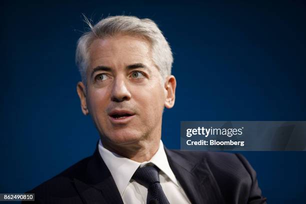 Bill Ackman, chief executive officer of Pershing Square Capital Management LP, speaks during the WSJ D.Live global technology conference in Laguna...