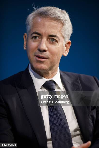 Bill Ackman, chief executive officer of Pershing Square Capital Management LP, speaks during the WSJ D.Live global technology conference in Laguna...