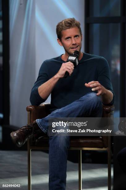 Actor Matt Barr attends Build Series to discuss his show "Valor" at Build Studio on October 17, 2017 in New York City.