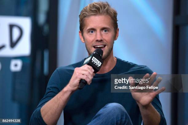 Matt Barr attends Build Presents to discuss his show "Valor" at Build Studio on October 17, 2017 in New York City.