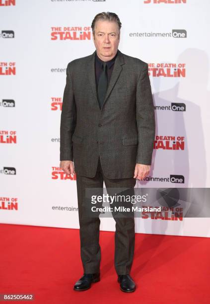Roger Allam attends 'The Death Of Stalin' UK Premiere held at Bluebird on October 17, 2017 in London, England.