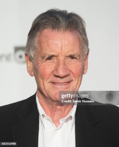 Michael Palin arriving at 'The Death Of Stalin' UK Premiere held at Bluebird on October 17, 2017 in London, England.