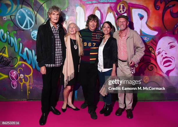Dee Christopholous, Jacqueline Whelan, James Rado, Linzi Beuselinck and Paul Nicholas attend the 50th Anniversary of 'Hair The Musical' gala night at...