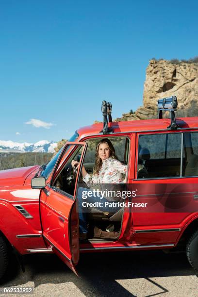 American businesswoman Aerin Lauder is photographed for How to Spend It on June 15, 2016 in Aspen, Colorado.