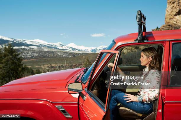 American businesswoman Aerin Lauder is photographed for How to Spend It on June 15, 2016 in Aspen, Colorado.