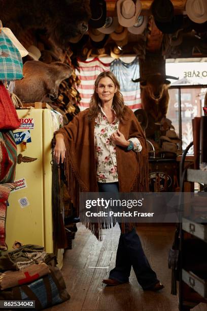 American businesswoman Aerin Lauder is photographed for How to Spend It on June 15, 2016 in Aspen, Colorado.