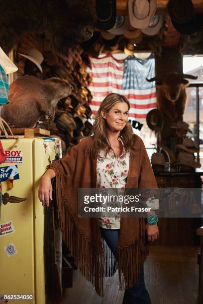 American businesswoman Aerin Lauder is photographed for How to Spend It on June 15, 2016 in Aspen, Colorado.