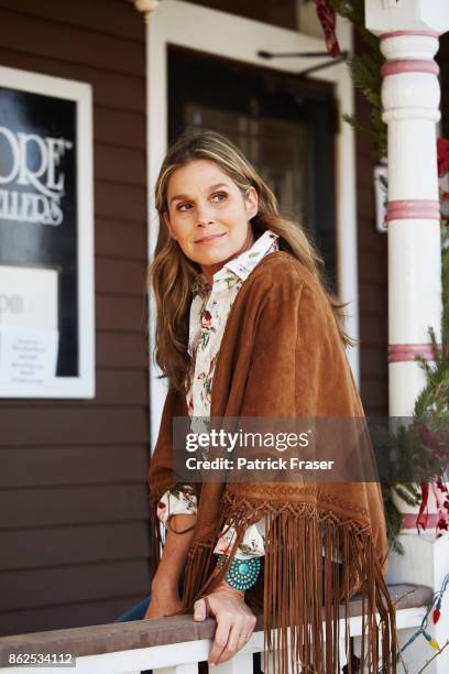 American businesswoman Aerin Lauder is photographed for How to Spend It on June 15, 2016 in Aspen, Colorado.