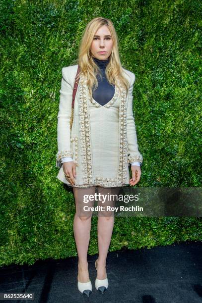 Zosia Mamet attends Through Her Lens: The Tribeca Chanel Women's Filmmaker Program Luncheon at Locanda Verde on October 17, 2017 in New York City.