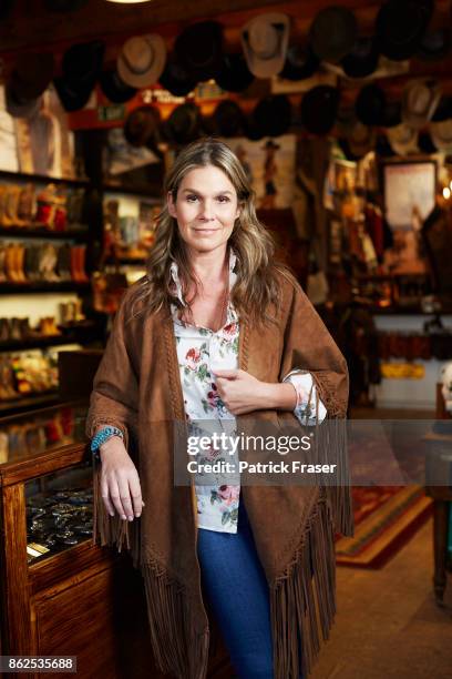 American businesswoman Aerin Lauder is photographed for How to Spend It on June 15, 2016 in Aspen, Colorado.