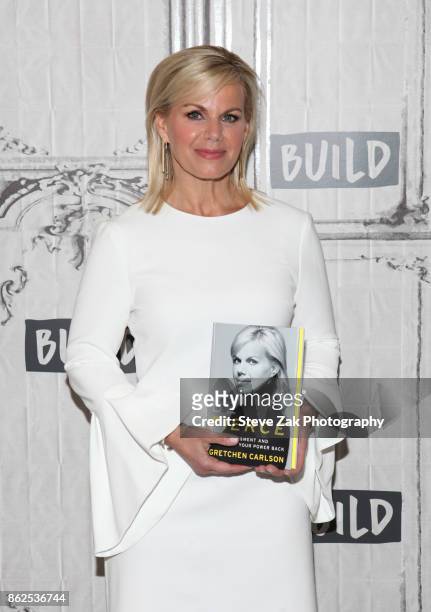 Author Gretchen Carlson attends Build Series to discuss her new book "Be Fierce: Stop Harassment And Take Back Your Power" at Build Studio on October...