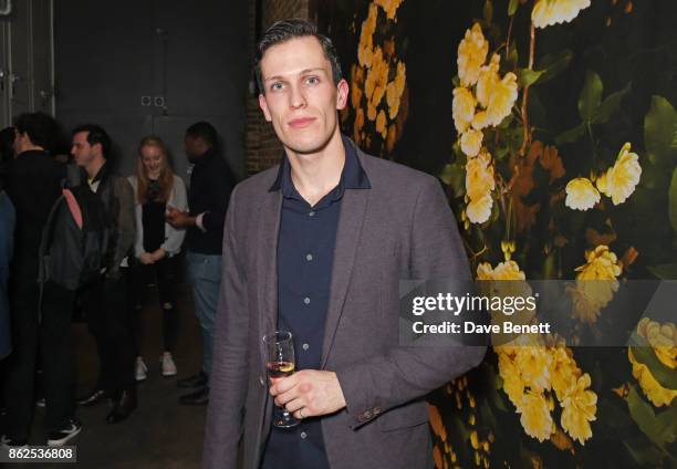 Cast member Wil Coban attends the press night performance of "Albion" at The Almeida Theatre on October 17, 2017 in London, England.