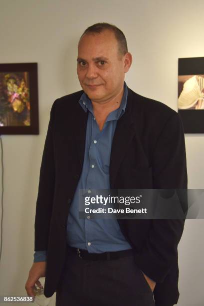 Jason Shulman attends a private view of "Jason Shulman: Some Work" presented by The Ivy Club and The Cob Gallery at The Cob Gallery on October 17,...