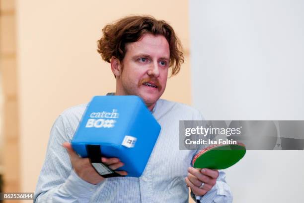 Gastronome Billy Wagner attends the Clich'e Bashing 'Beef mit den Veggies?' at DRIVE. Volkswagen Group Forum on October 12, 2017 in Berlin, Germany.