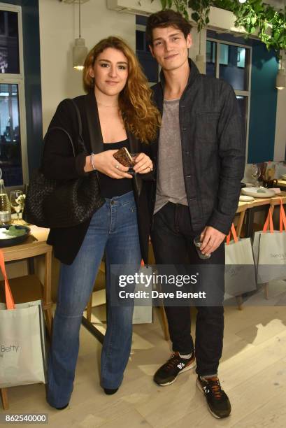 Giulia Don dalle Rose, Sam Way and Sam Way attend the launch of the 'Filthy Healthy Cravings' series by Tess Ward in association with Sweaty Betty &...