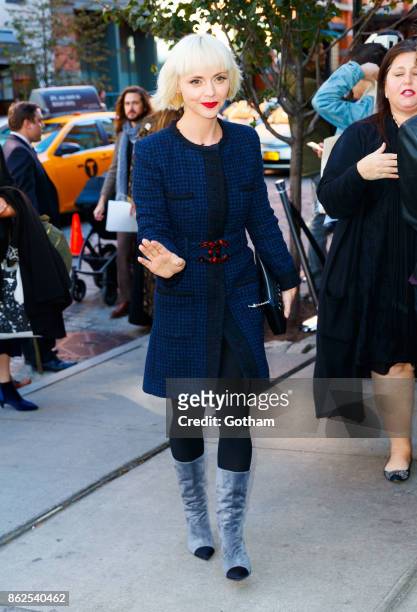 Christina Ricci on October 17, 2017 in New York City.