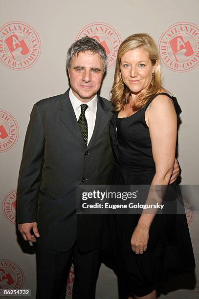 Neil Pepe and Mary McCann attends the Atlantic Theater Company's 2009 Spring gala at Gotham Hall on April 27, 2009 in New York City.