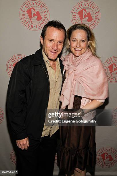 Steven Goldstein and Kate Blumberg attend the Atlantic Theater Company's 2009 Spring gala at Gotham Hall on April 27, 2009 in New York City.
