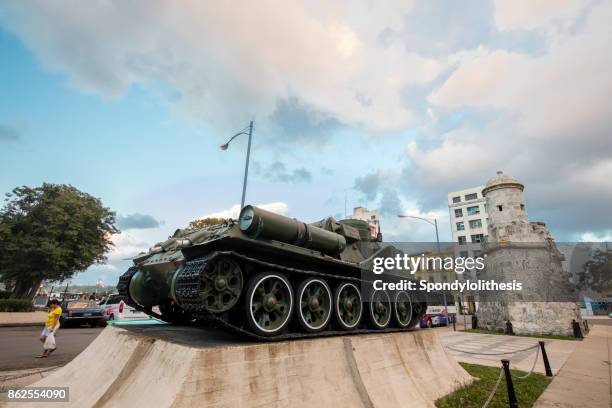Cuban Riot Tank 383 Havana Cuba Revolution Museum Stock Photos, High-Res Pictures, and ...