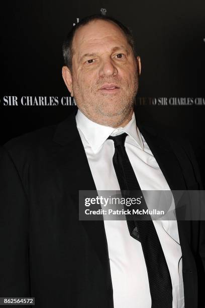 Harvey Weinstein attends 40th Anniversary of the Academy Honorary Award received by Sir Charles Chaplin at Chateau Marmont on February 21, 2012 in...