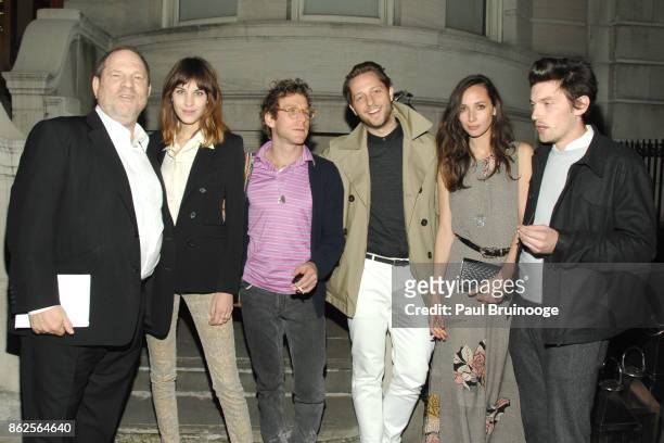 Harvey Weinstein, Alexa Chung, Dustin Yellin, Derek Blasberg, Rebecca Dayan and Guest attend NY Special Screening of THE INTOUCHABLES presented by...
