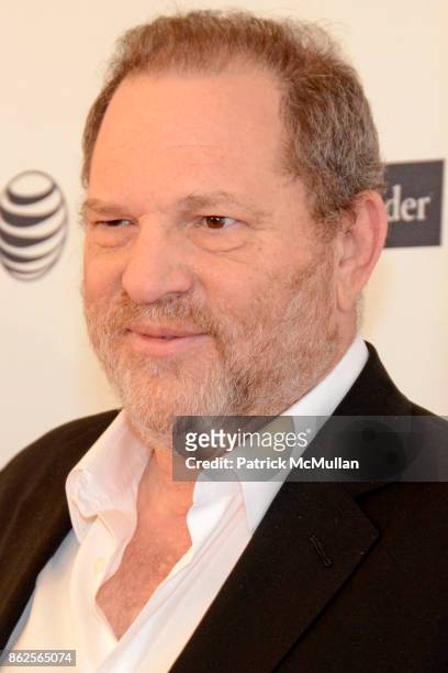 Harvey Weinstein attends TRIBECA FILM FESTIVAL Premiere of DIOR AND I at SVA Theatre on April 17, 2014 in New York City.