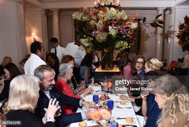 Atmosphere at QUEST & VHERNIER Host Luncheon at MAJORELLE at Majorelle on October 17, 2017 in New York City.