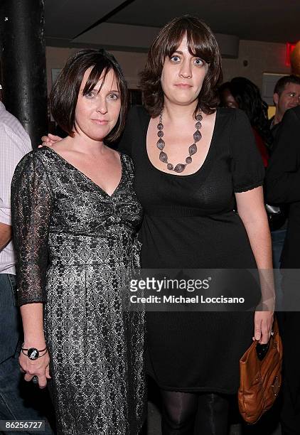 Producer Miranda Bailey and associate producer Amanda Marshall attend the after party for "Wonderful World" during the 2009 Tribeca Film Festival at...
