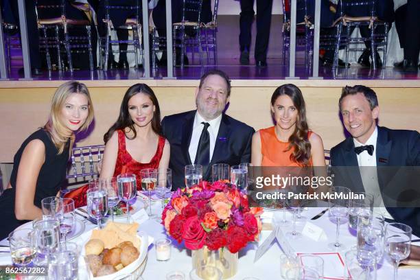 Karlie Kloss, Georgina Chapman, Harvey Weinstein, Alexi Ashe and Seth Meyers attend the 2015 Time 100 Gala at Jazz at Lincoln Center on April 21,...