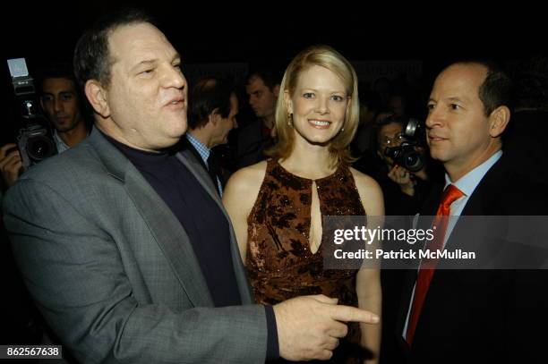 Harvey Weinstein, Eve Chilton Weinstein and Ron Galotti attend Miramax Books Party for Rudolph Giuliani and his newest book "Leadership" at Four...