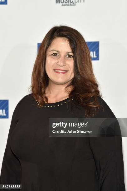 Denise Stevens of Loeb & Loeb LLP arrives at the 2017 Nashville Business Journal Women In Music City on October 17, 2017 in Nashville, Tennessee.