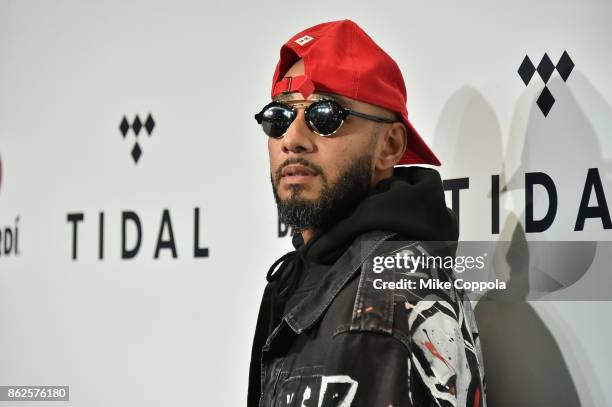 Swizz Beatz attends TIDAL X: Brooklyn at Barclays Center of Brooklyn on October 17, 2017 in New York City.